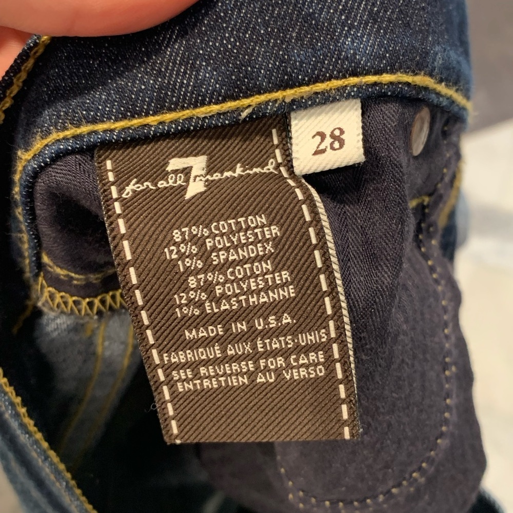 7 for all mankind Jean shorts - barely worn!